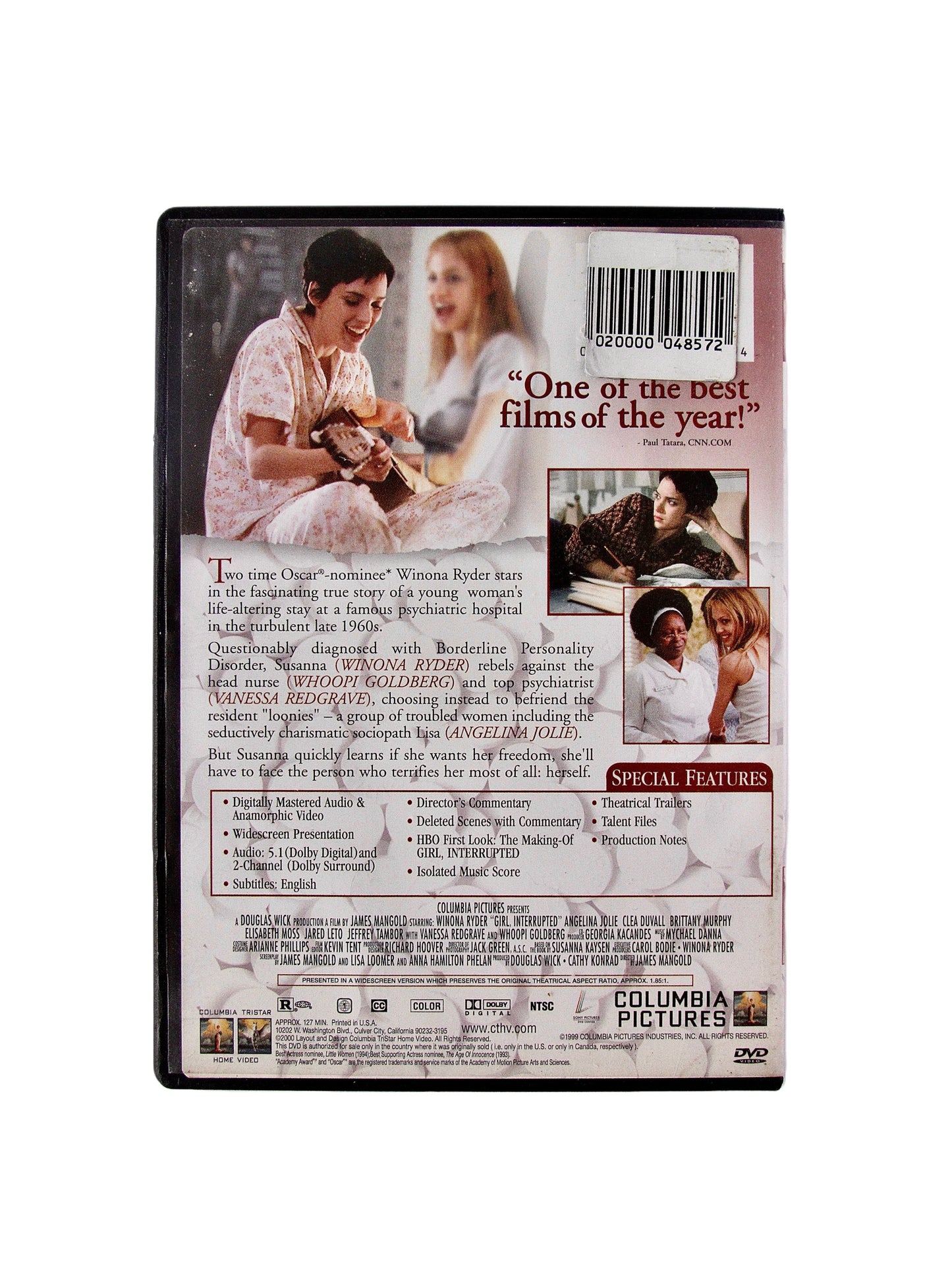 GIRL, INTERRUPTED DVD