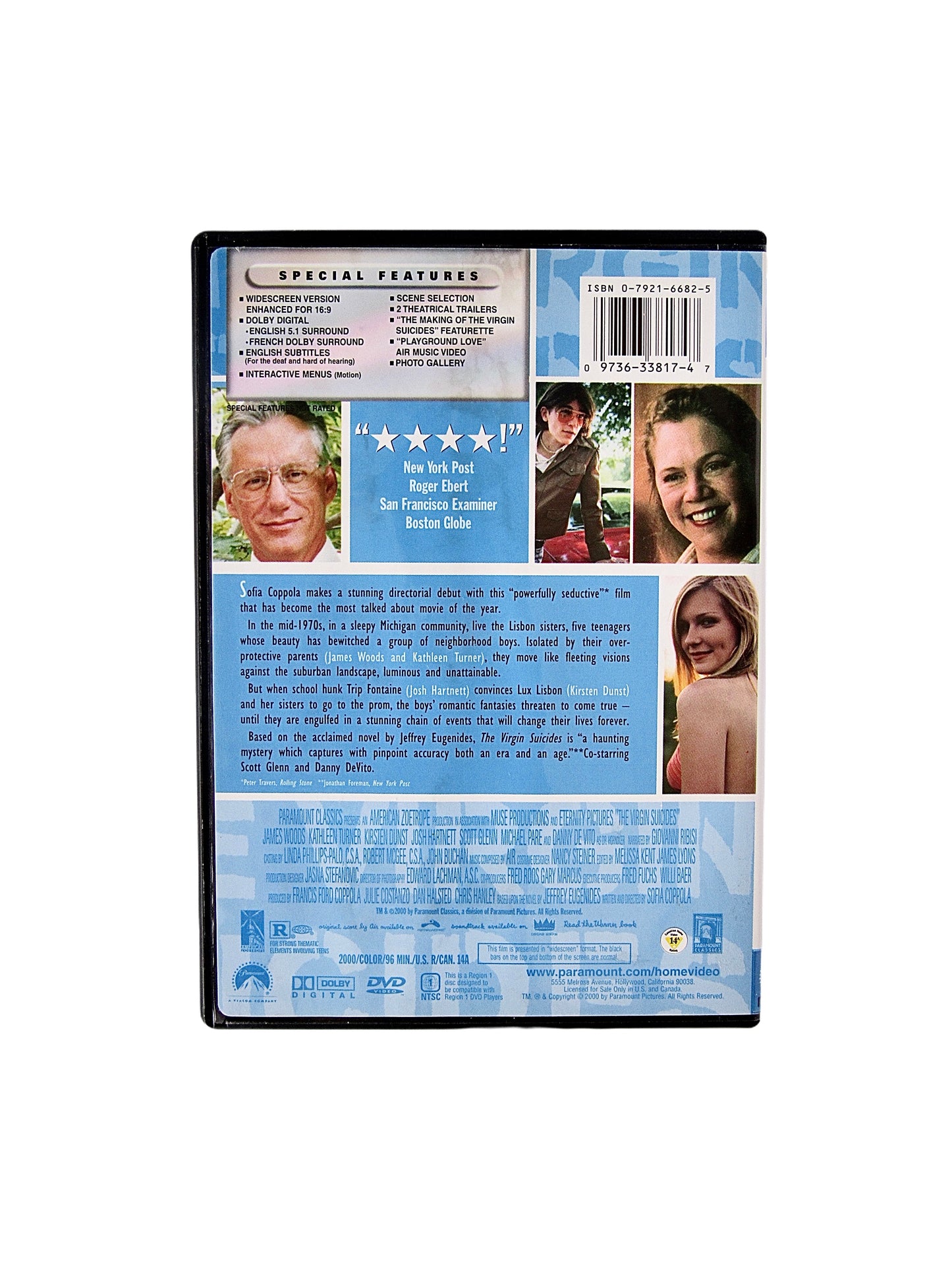 THE VIRGIN SUICIDES DVD